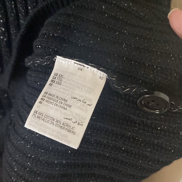 International Concepts Men’s Button Down Sweater Shine B1 Size XXL - Picture 10 of 13